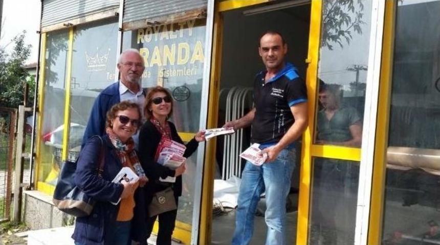 Chp Kadın Kolları Kapı Kapı Dolaşıyor