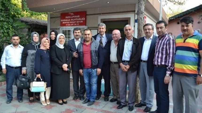 Ak Parti Heyeti Muhtar Derneklerini Ziyaret Etti