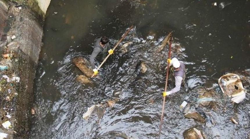 Dere Yatağında Temizlik &Ccedil;alışması