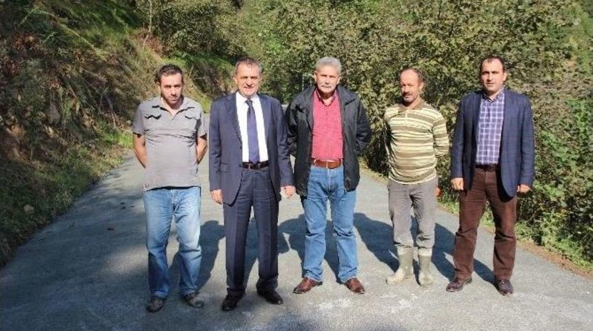 Başkan Sağıroğlu İl&ccedil;ede Asfaltsız Ve Betonsuz Yol Bırakmamaya Kararlı