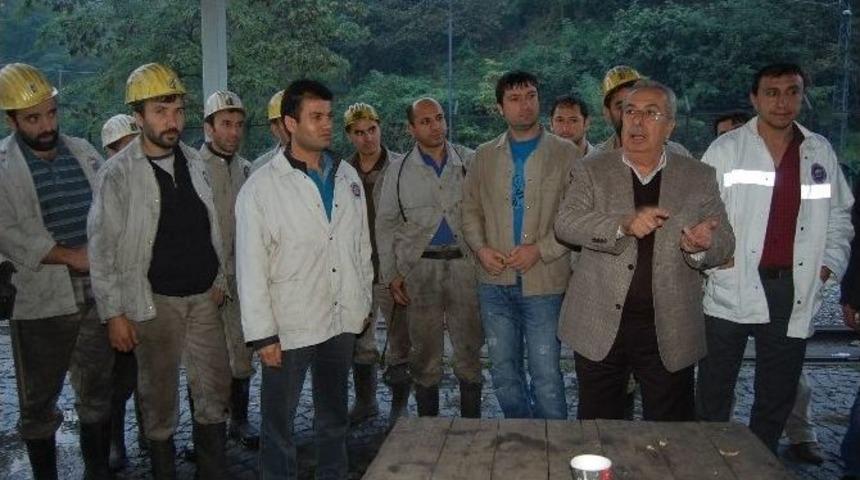 &Ccedil;akan Madencilerle Gelik&rsquo;te Buluştu