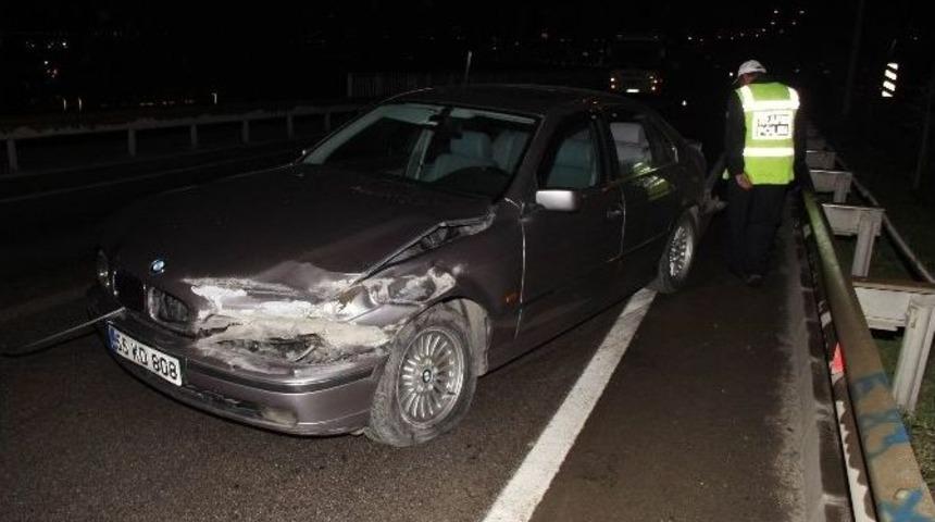 Bı&ccedil;aklama Olayına Karışıp Ka&ccedil;arken Kaza Yapınca Yakalandılar