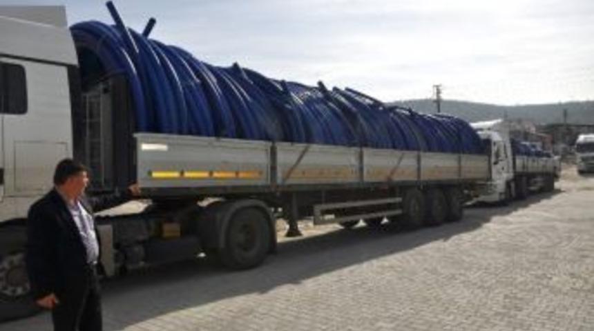 İller Bankası&rsquo;ndan Emet Belediyesi&rsquo;ne Hibe Boru