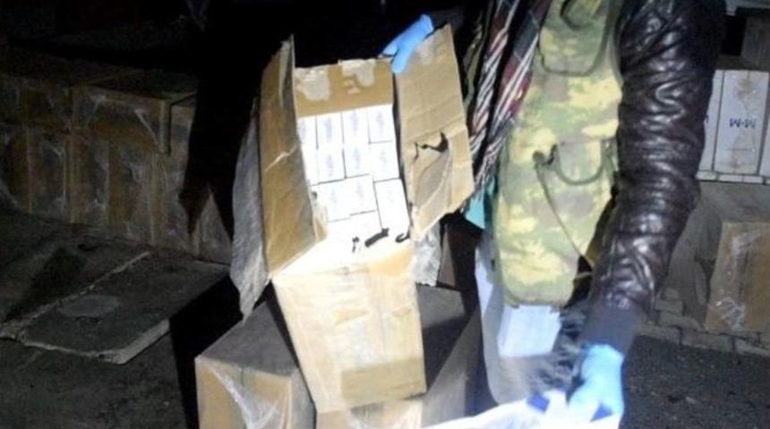 &Ccedil;atak&rsquo;ta 167 Bin 500 Paket Ka&ccedil;ak Sigare Ele Ge&ccedil;irildi