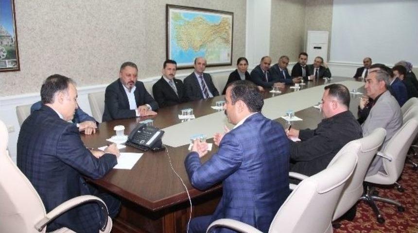 Sağlık Sen Genel Başkanı Memiş, Erzurum Valisi Ahmet Altıparmak&rsquo;ı Ziyaret Etti