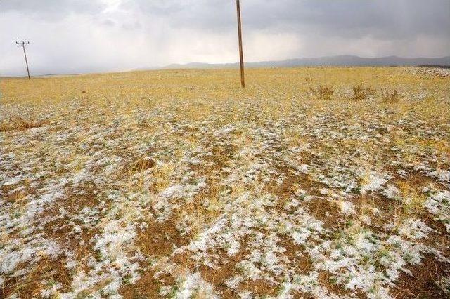 Van’da Dolu Yağışı