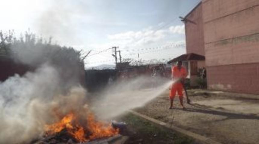 Cezaevi’ndeki Yangın Tatbikatı Gerçeği Aratmadı