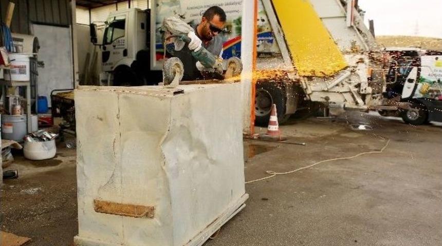 &Ccedil;&ouml;p Konteynerleri Yenileniyor