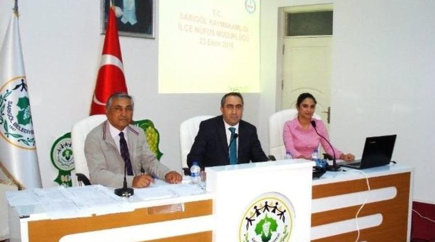 Sarıgöl’de Muhtarlara Adrese Dayalı Eğitim