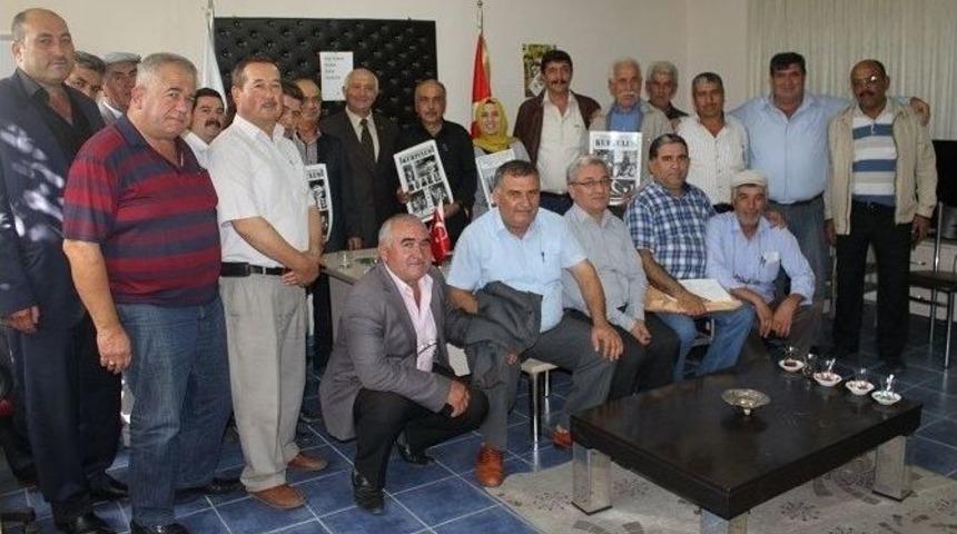 Mhp&rsquo;li Aday Musa İlhan &Ccedil;ine&rsquo;de Muhtarlarla Bir Araya Geldi