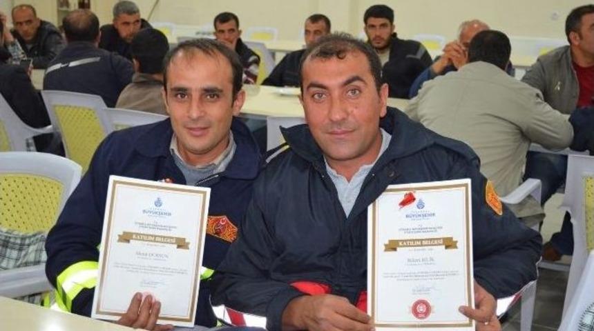 Adilcevaz Belediyesi İtfaiye Personeline Sertifika Verildi