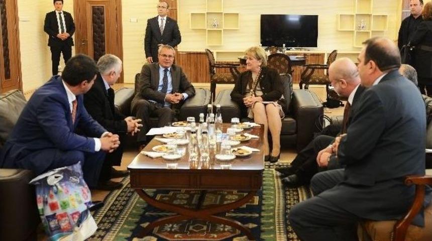 G&uuml;rcistan Ticaret Heyeti, Ardahan&rsquo;ı Ziyaret Etti