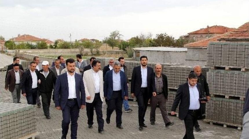 Milletvekili Ağralı, Se&ccedil;im &Ccedil;alışmalarını Cihanbeyli&rsquo;de S&uuml;rd&uuml;rd&uuml;