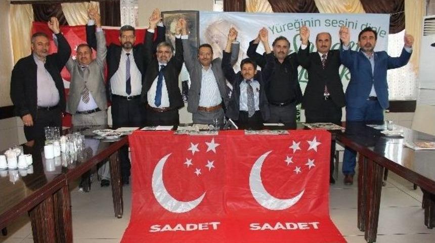 Saadet Partisi&rsquo;nin Milletvekili Adayları Aliağa&rsquo;da Partililerle Buluştu