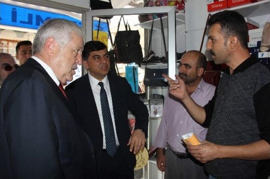 Ahmet Uzer Gazikent Esnafını Gezdi