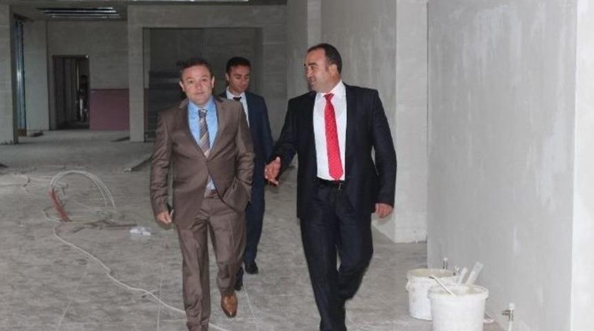 M&uuml;d&uuml;r Alp Tesisleri İnceledi