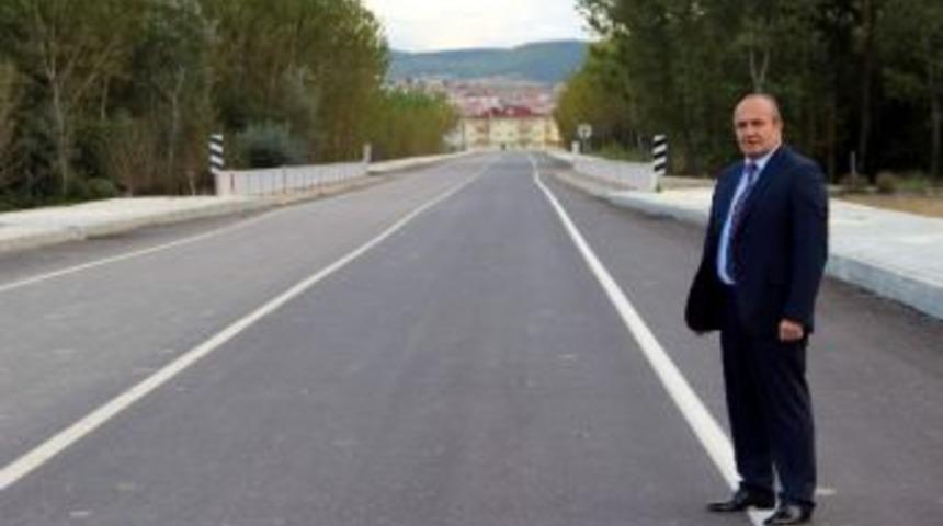 Taşk&ouml;pr&uuml;&rsquo;de &Ccedil;evre Yolu Tamamlandı