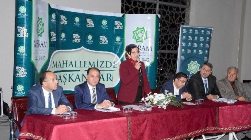Meram&rsquo;da Mahalle İstişare Toplantıları S&uuml;r&uuml;yor
