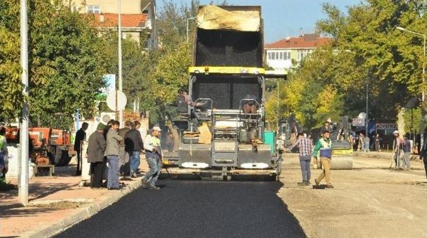 Malkara Atat&uuml;rk Bulvarında Asfaltlama &Ccedil;alışmaları Başladı