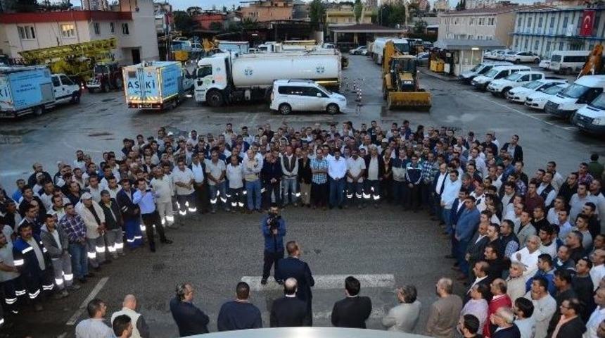 Başkan S&ouml;zl&uuml;&rsquo;den Aski Personeline Ziyaret