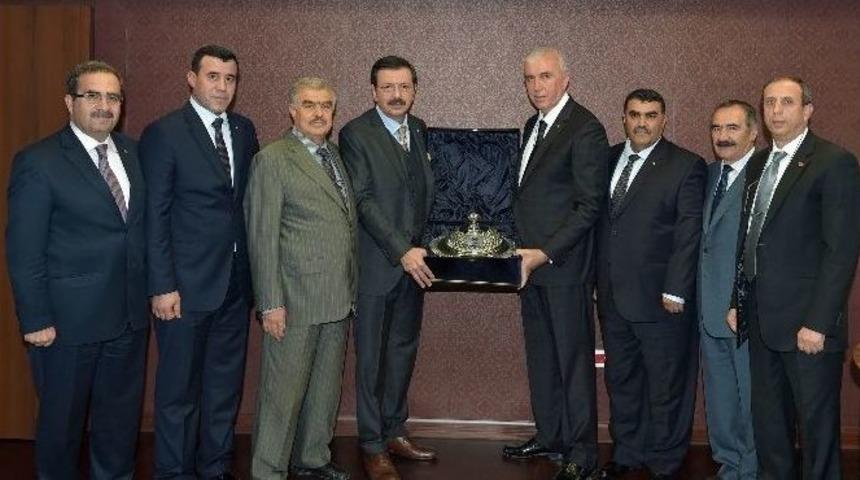 Kitso Heyeti, Tobb Başkanı Hisarcıklıoğlu&rsquo;nu Ziyaret Etti