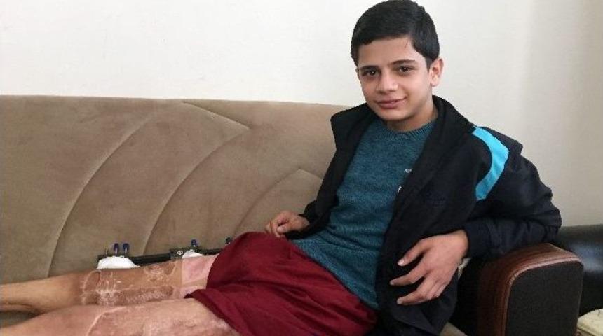 (&ouml;zel Haber) Tek Hayali Y&uuml;r&uuml;mek Olan Suriyeli Mohamad İlk Adımını Attı