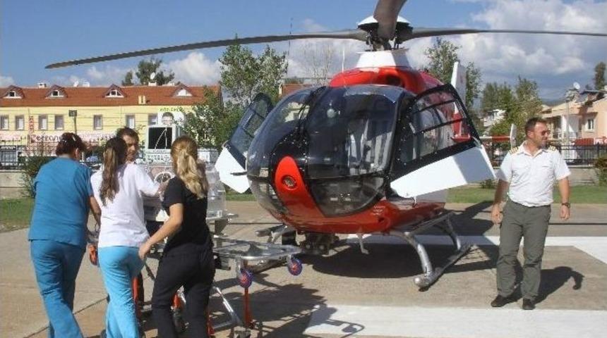 Fethiye’de Üç Günlük Bebek Umuda Uçtu