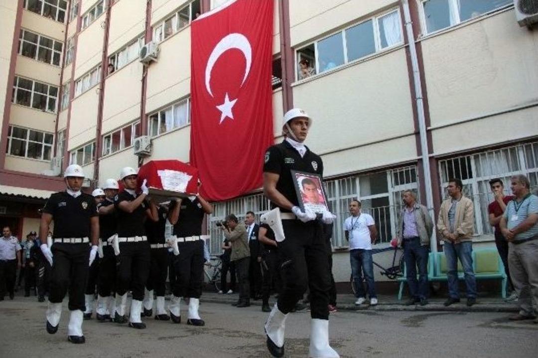 Şehit Polis Baba Ocağına Helikopter İle G&ouml;nderildi