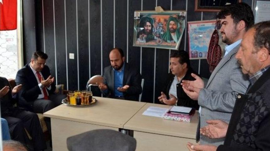 Pınarbaşı Kaymakamı &Ccedil;elik Cem Evini Ziyaret Etti