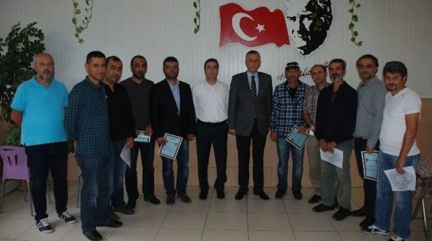 Manavgat&rsquo;ta Başarılı Polislere Takdir Belgesi