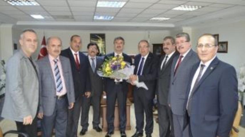 T&uuml;rkiye Kamu-sen&rsquo;den Başkan Şirin&rsquo;e Ziyaret