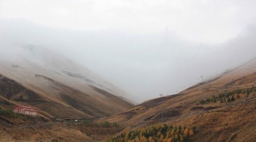 Paland&ouml;ken&rsquo;e Mevsimin İkinci Karı Yağdı