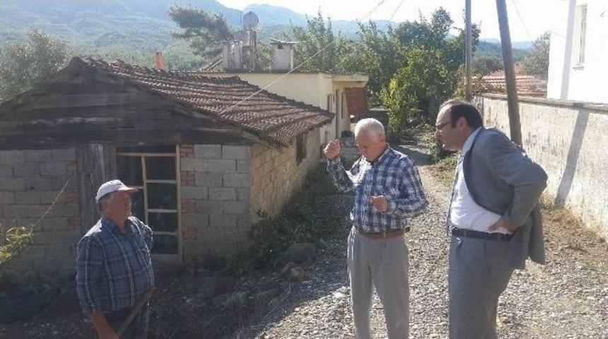 K&ouml;yceğiz&rsquo;de Etkili Yağış Sonrası Zarar Tespit &Ccedil;alışması