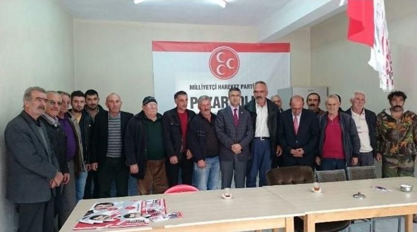 Mhp Milletvekili Prof. Dr. Aydın, İspir Ve Pazaryolu&rsquo;nda