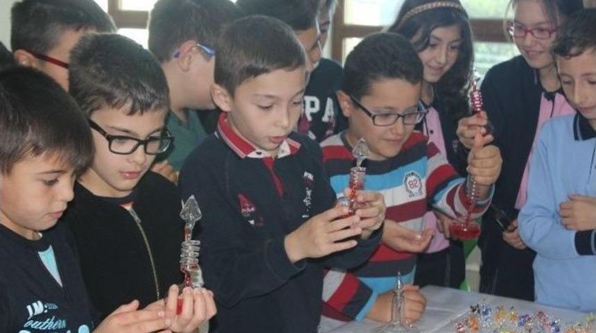 &Ouml;ğrenciler Cam Sanatı İle Tanıştı