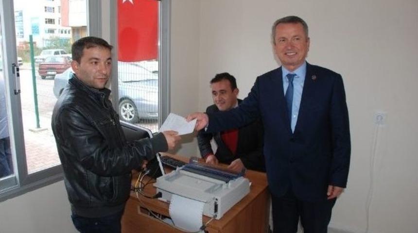 &Ccedil;aycuma&rsquo;da Faaliyete Ge&ccedil;en Belediye Veznesine Ziyaret