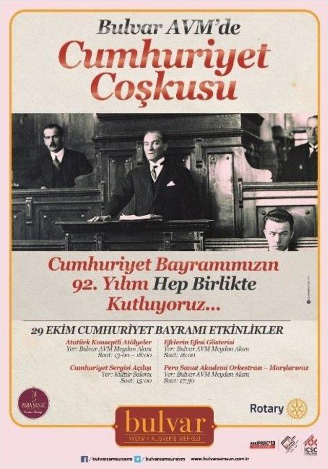 Bulvar Avm’de Cumhuriyet Coşkusu