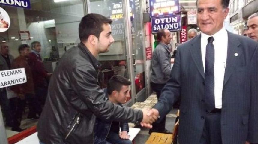 Hdp&rsquo;li Aydın Erdoğan&rsquo;dan, Esnaf Ve Dernek Ziyareti