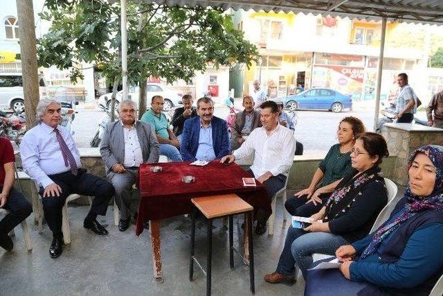 Chp’li Bodrum Belediye Başkanı Kocadon, Seydikemer’de Çiftçileri Dinledi