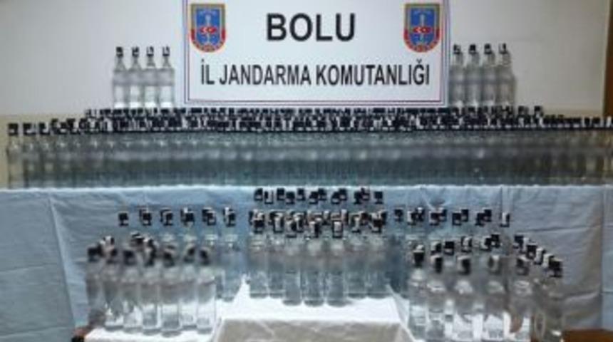 Restorantta 500 Şişe Sahte Rakı Yakalandı