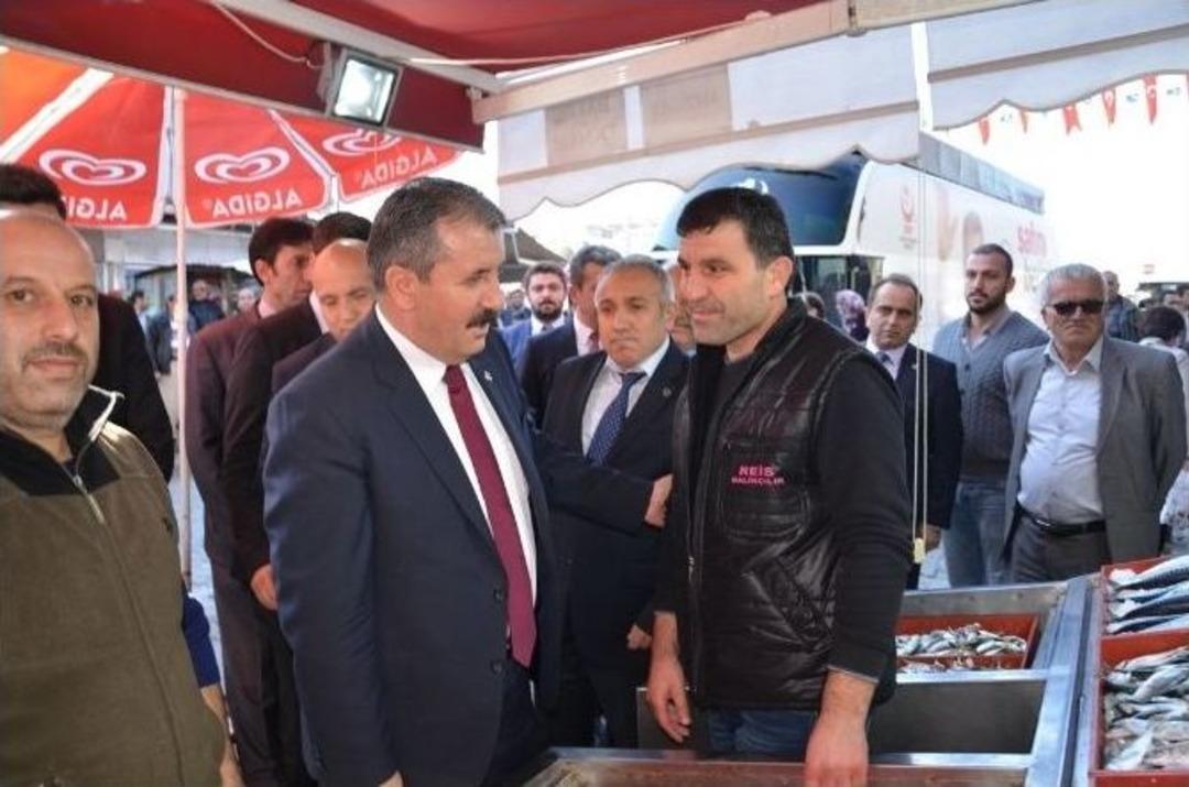 Bbp Genel Başkanı Destici Alaplı&rsquo;da Esnafları Ziyaret Etti