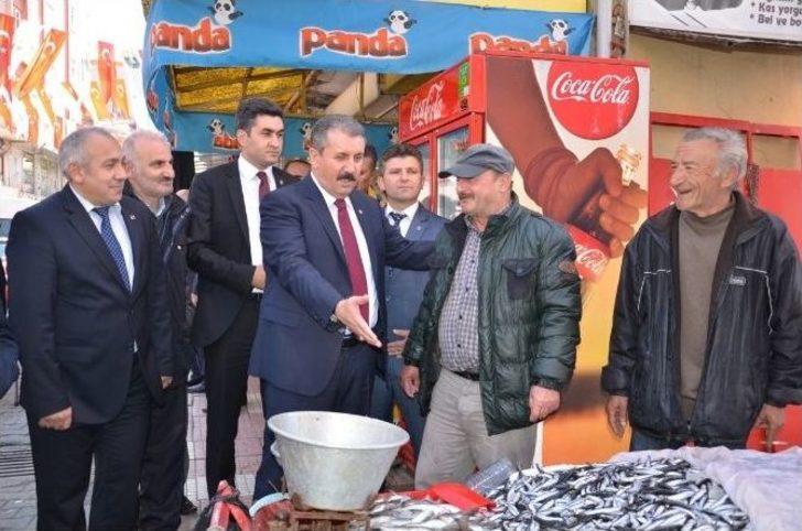 Bbp Genel Başkanı Destici Alaplı’da Esnafları Ziyaret Etti G4