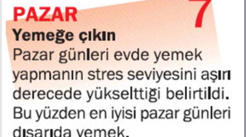 Hangi g&uuml;n ne yapmalıyız?