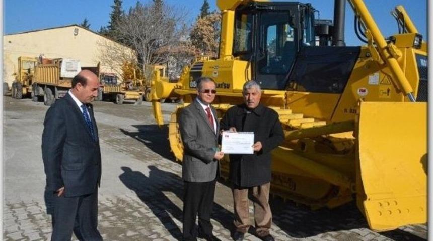 &Ouml;zel İdaresi Makine Parkına Destek