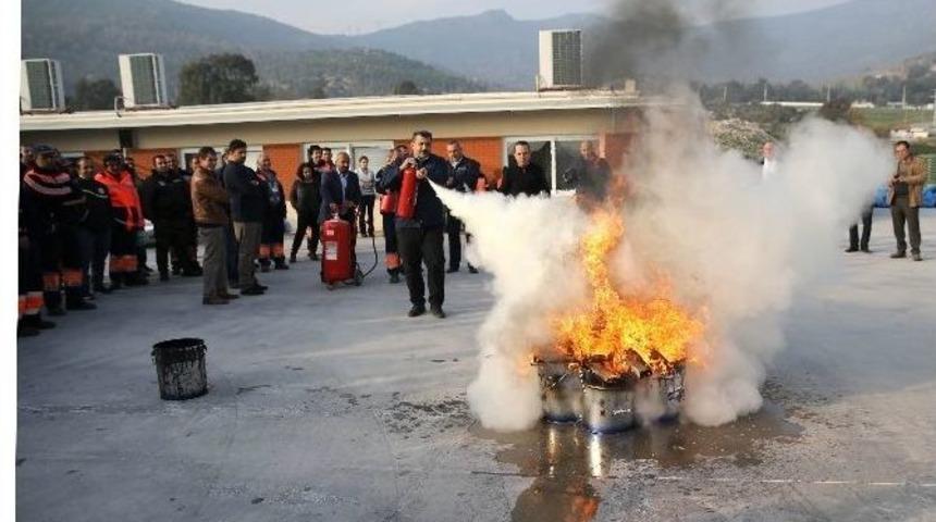 Karşıyaka&rsquo;da Yangın Tatbikatı