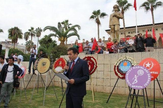 Mersin’de Chp Ve Stk’lardan Alternatif 29 Ekim Kutlaması