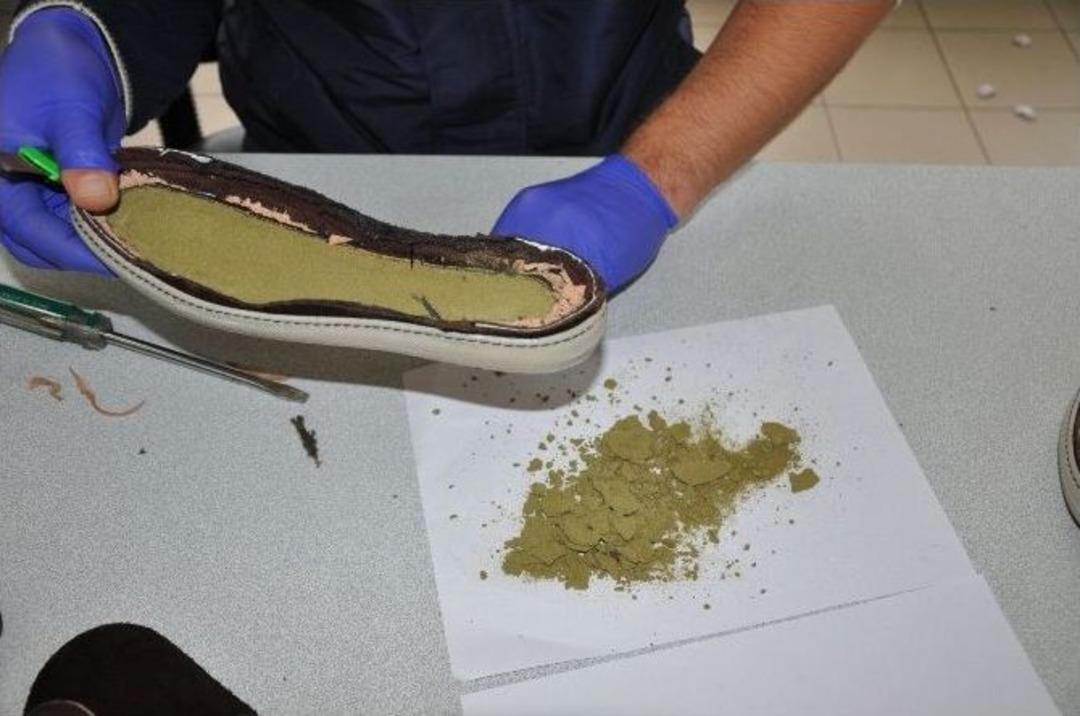 Cezaevinde Ayakkabı İ&ccedil;inde Uyuşturucu Ele Ge&ccedil;irildi