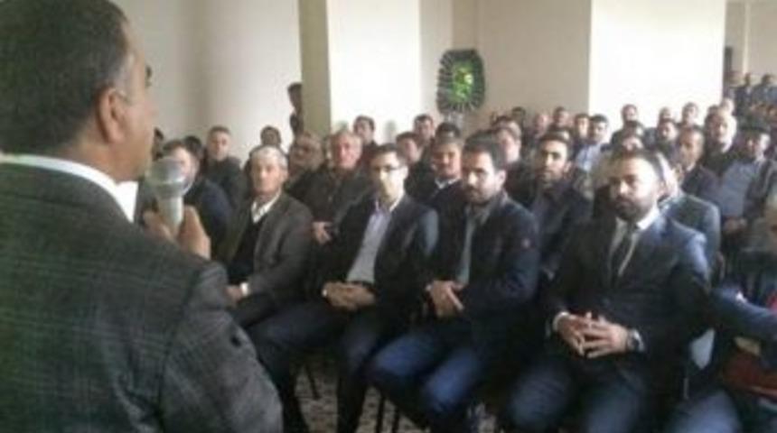 Ak Parti Adayı Sandık G&ouml;revlileriyle Bir Araya Geldi