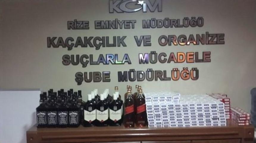 Rize&rsquo;de Ka&ccedil;ak İ&ccedil;ki Operasyonu