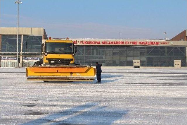 Yüksekova Havalimanı Hizmete Hazır Tutuluyor